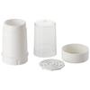 Like-it Chopstick Holder with Cover, Cutlery Stand, White, 9cm Diameter X 24.5cm High, STK-20, Cutlery Case with Lid