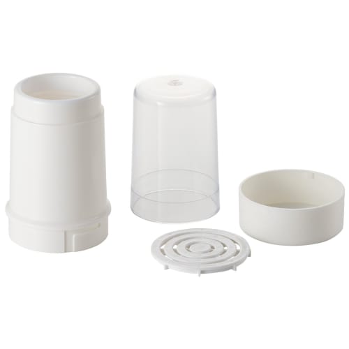 Like-it Chopstick Holder with Cover, Cutlery Stand, White, 9cm Diameter X 24.5cm High, STK-20, Cutlery Case with Lid