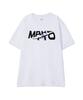MAKEITTO [Active Lettering]Crew Neck Tee_White
