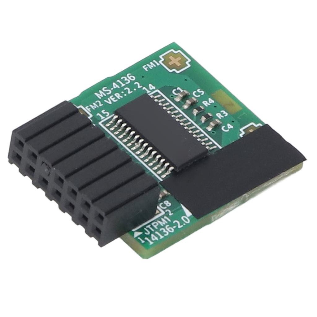 Modul TPM 2.0 Rozhraní LPC Stabilní čipová sada Vysokopevnostní 14kolíkový modul TPM pro 400 X570 Series Mothe