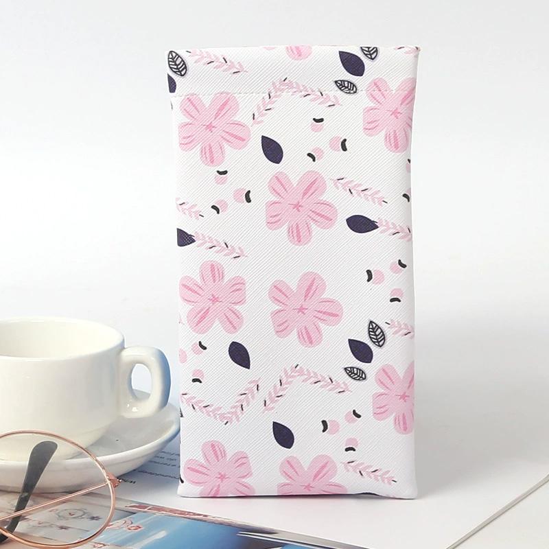1PC Floral Print Anti Pressure Storage Bag Eyewear Protector Oil Painting Portable Glasses Case Box Storage Bag Sunglasses Box