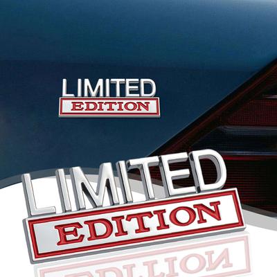 1 stück Auto Limited Edition Abzeichen Aufkleber Autoinnenraum Emblem Aufkleber Universal Stoßfänger Kofferraum Körper Aufkleber Auto Styling Zubehör
