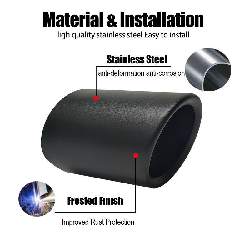 Matte Black Exhaust Tip for BMW 5, 3 Series & X1/X3