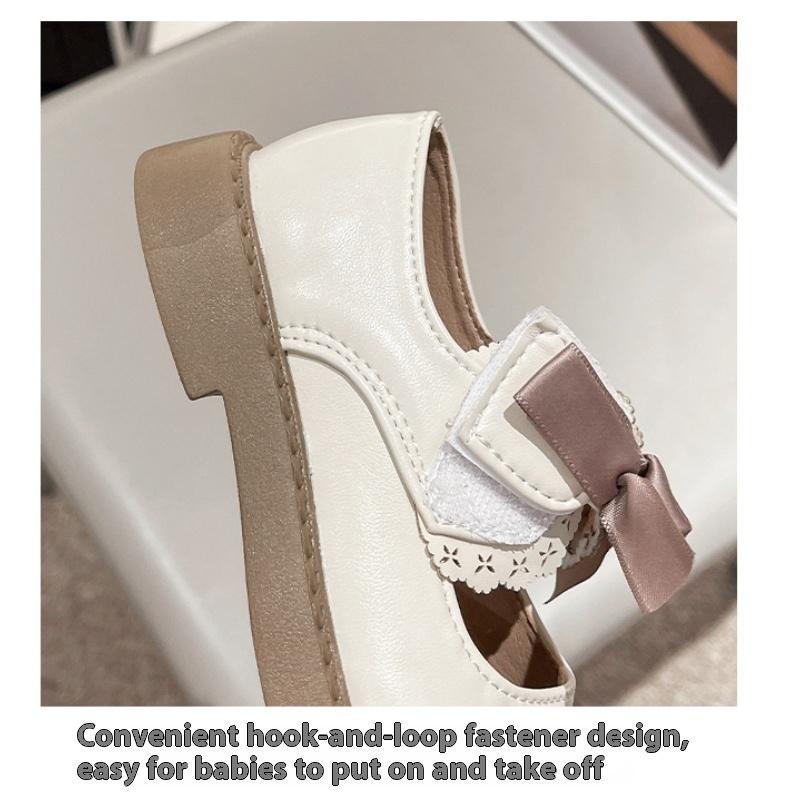New Spring and Autumn Girls Simple Fashion Dance Performance Soft Sole Comfortable Leather Shoes