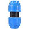 5Pcs PE Plastic 20mm To 20mm Straight Water Pipe Connector Pipe Connection Adapter Fitting