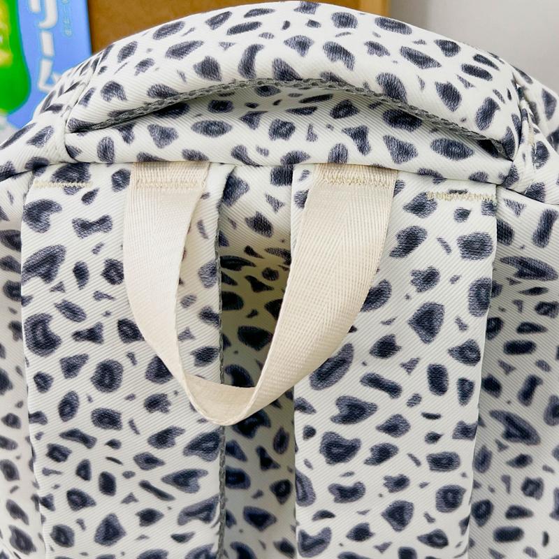 Sac à dos Imprimé Léopard Vache Lycéen Lycéenne Sac d'École Sac à Dos de Campus Féminin