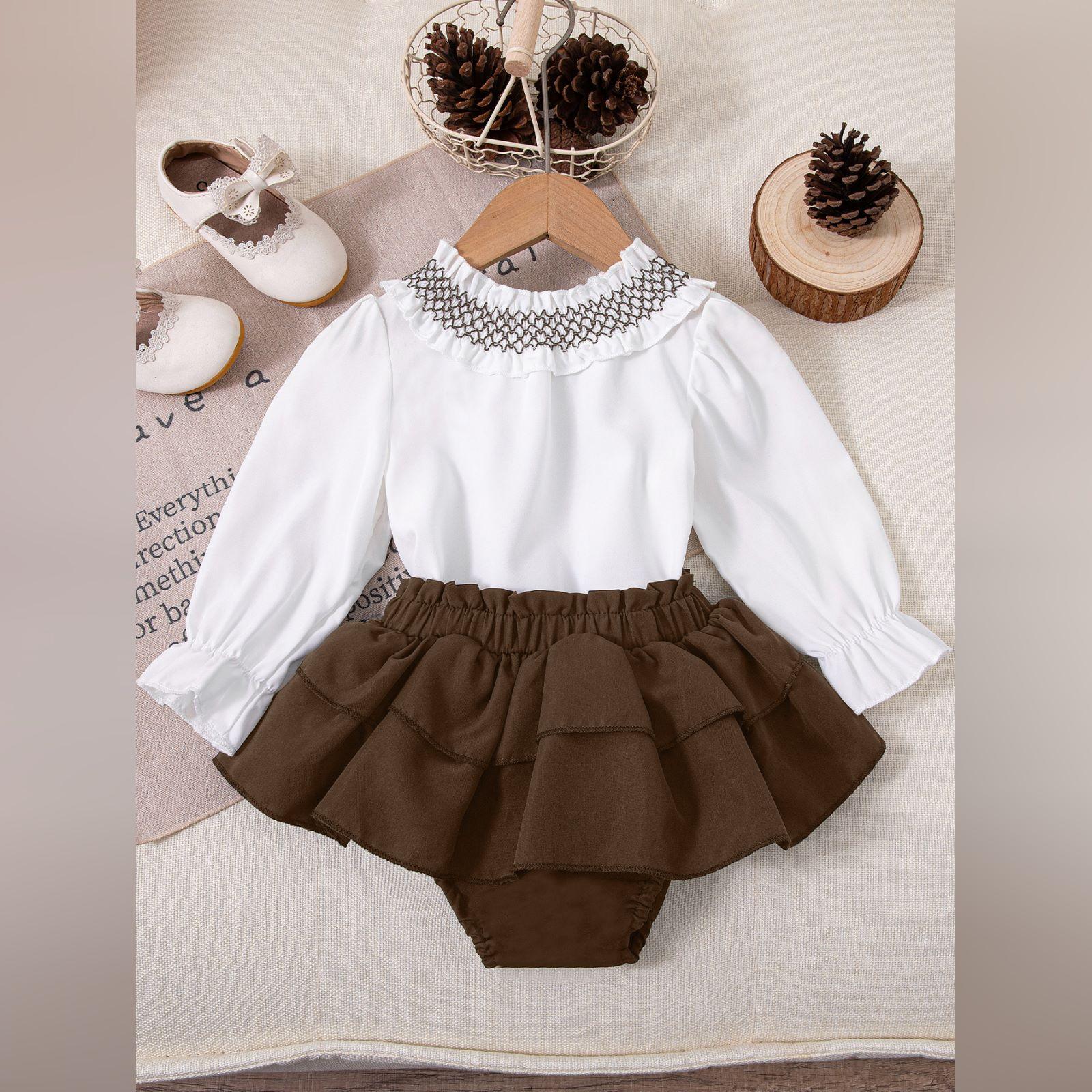 

Kids Cartoon Casual Fashion Outfit Set Long Sleeve Top & Pants 18