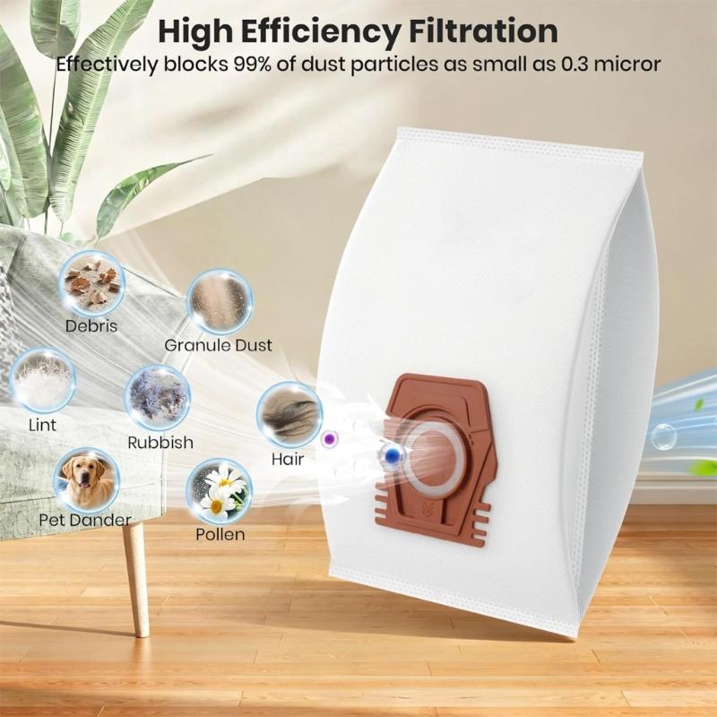 Large Capacity Dust Collector Bags Easy Replacement Vacuum Cleaner Bag for M L S1 Series Vacuum Cleaner Accessories