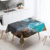 Sunset Evening Glow Scenery Table Cloth Wedding Party Restaurant Banquet Decor Stain Resistant Waterproof  Home