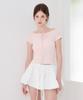 Alkialka Puffy Mini Skirt (Ivory)