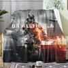 B-battlefield 6 Weiche Flanelldecke Sommerdecke Leichte Gemütliche Nickerchen-Decke für Sofa Bett Reise