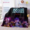 K-Pop Demon Hunters: Netflix Animation Blanket Soft and Comfortable Suitable for All Seasons Sheet Christmas Gifts Outdoor Plush Blanket