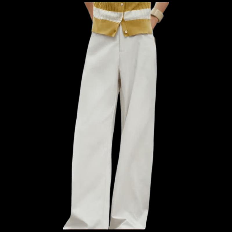Navigare Women s Wide-Leg High-Waist Casual Pants XL