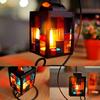 Candlestick Decoration Colored Glass Window Wedding Birthday Candle Holder