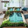 Wood Barn Door Duvet Cover Set Western King Size Rustic Bedding Set Wooden Board Farmhouse Country Style Polyester Quilt Cover