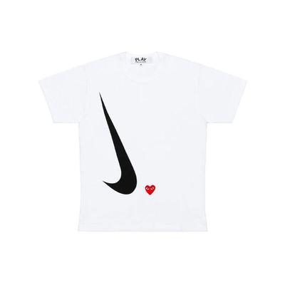 X Comme Des Garçons PLAY T-Shirt White Men Tops AE-T402-051-1
