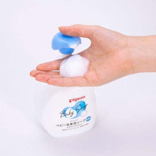 Pigeon Baby Foaming Soap Refills (2-Serving, 800ml, Set of 3), Mild Acidity, Made In Japan + Bonus Gift with Kunutonn Original Logo