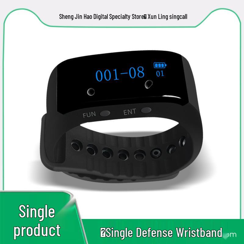 Xunling Waterproof Vibration Alarm Bracelet with Wireless Remote and Emergency Reminder