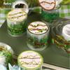 Retro Story PET Adhesive Tape - Rattan Twist Series: 6 Rattan-Themed Styles for Journaling & DIY Stickers