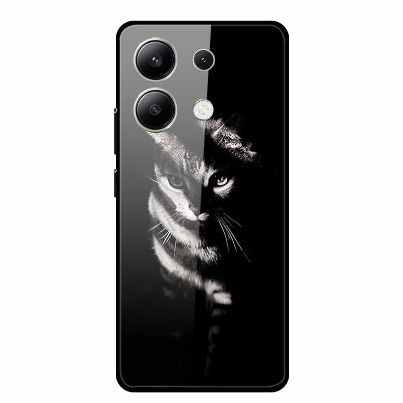 For Xiaomi Redmi Note 13 5G Phone Case Soft Bumper Tempered Glass Hard Back Cover Case For Redmi Note 13 Pro Case Note13 Pro Bag