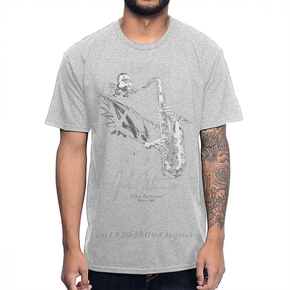American Jazz Saxophonist And Composer Sax Music John Coltrane T Shirt 100 Cotton Graphic Cotton Tee Shirt