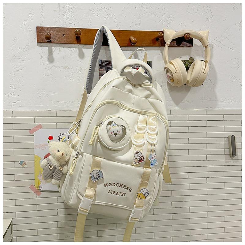 Junior High School Students' Schoolbags and Girls' New High Value Ins Wind High School Students' Lightweight and Large Capacity Backpacks
