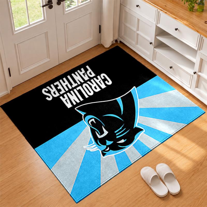 Carolina Panthers Carpet Door Mat for Living Room or Bedroom Protective Mat Under Chair Office Decoration Christmas Gift Birthday Present