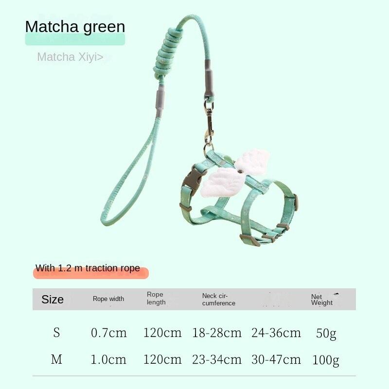 

Регулируемый набор градиентных тяговых веревок для домашних животных и кошек, веревка для маленьких собак, ремень Racerback для собак