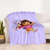 Dora Explorer Blanket Soft Warm Cozy Great for Sofa Couch Bedding Four Seasons Universal Digital Print Ideal Gift for Friends Family Couples Picnic