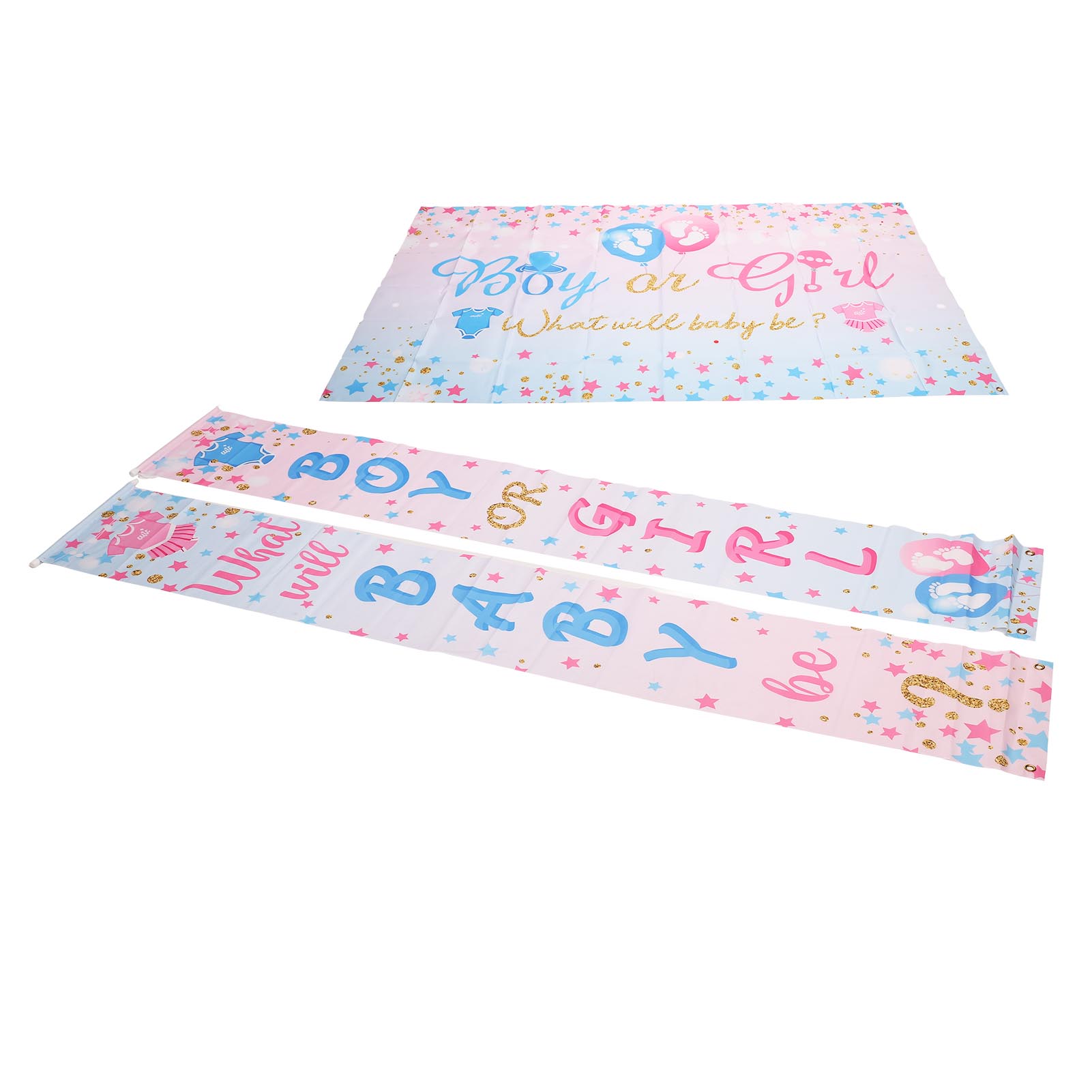 

Баннер с указанием пола в деревенском стиле из легкого полиэстера, безопасный без запаха, фотобаннер для вечеринки по случаю рождения ребенка