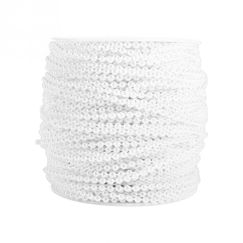 Bobina rotonda per perline di perle per fai da te 3 mm di diametro Pearl Garland 33 m Bobina rotonda per perline di perle per fai da te 3 mm di diametro Pearl Garland 33 m