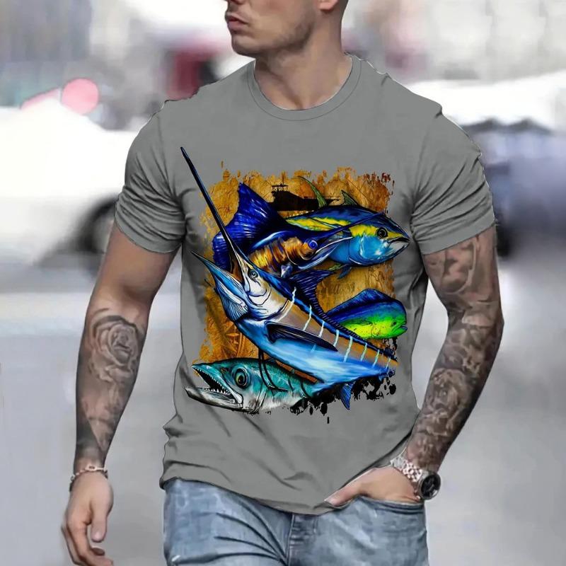 

2025 Fishing Shirt Casual Loose Men Short Sleeve T Shirts UV Protection Tops Wear Summer Fishing Apparel Camiseta De Pesca Tops 5XL