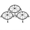Charm Floral Pattern Design Floor-Standing Flower Rack Iron Plant Stand