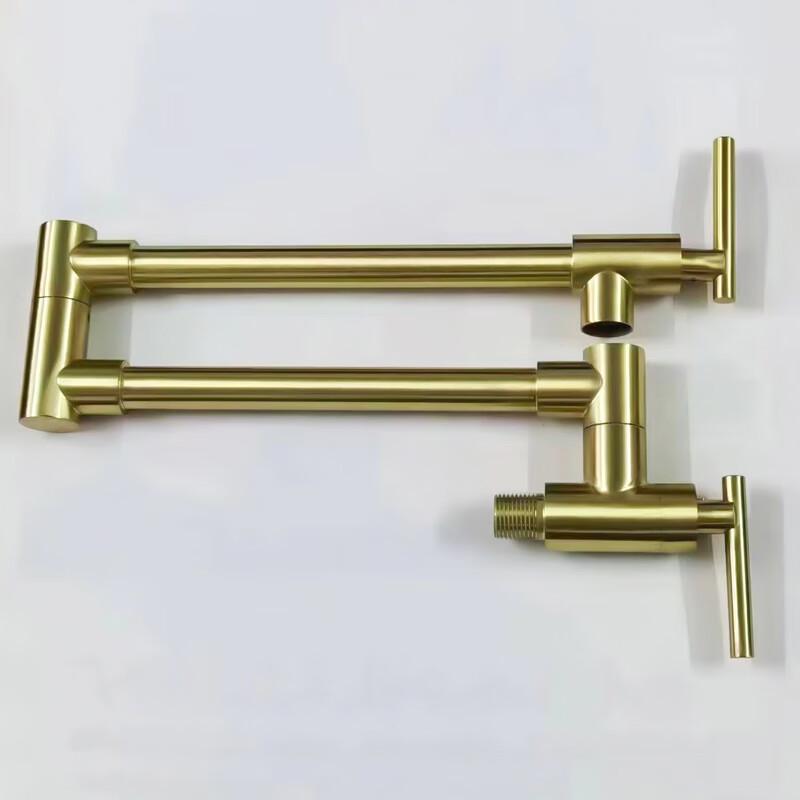 Hui Nizi 304 Stainless Steel Foldable Wall-Mounted Kitchen Faucet