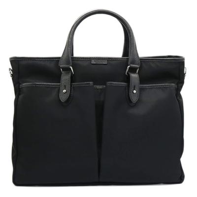 STEFANOMANO Time Limonta Nailon y Cuero Genuino de Lujo Grande Hecho en Cuero Italiano Negocios Viajero Hombro Oficina [Oferta Limitada] Maletín 2 en 1,