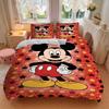 Mickey Mouse Starry Background Print 3Pcs Bedding Setduvet Cover With 2 Bedropillowcase Home Birthday Gift