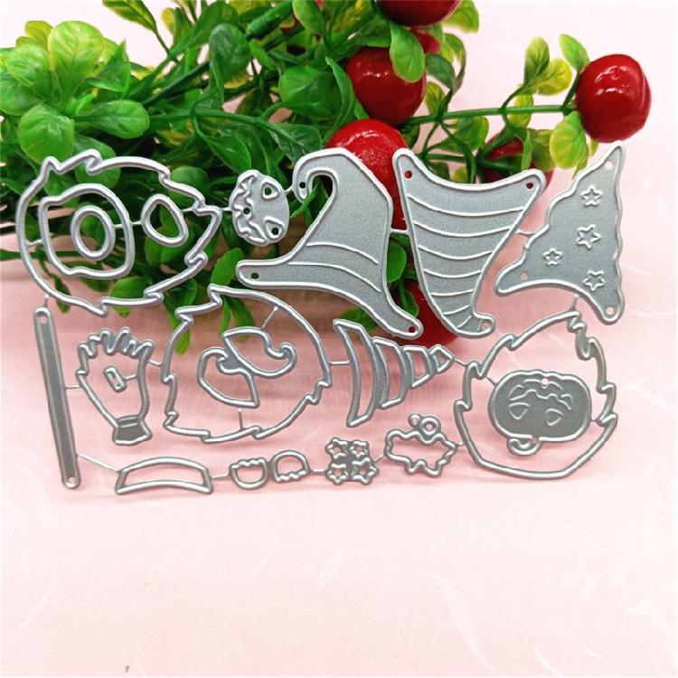 Metal Cutting Dies Christmas Santa Scrapbooking Stencil Card Embossing DIY Photo