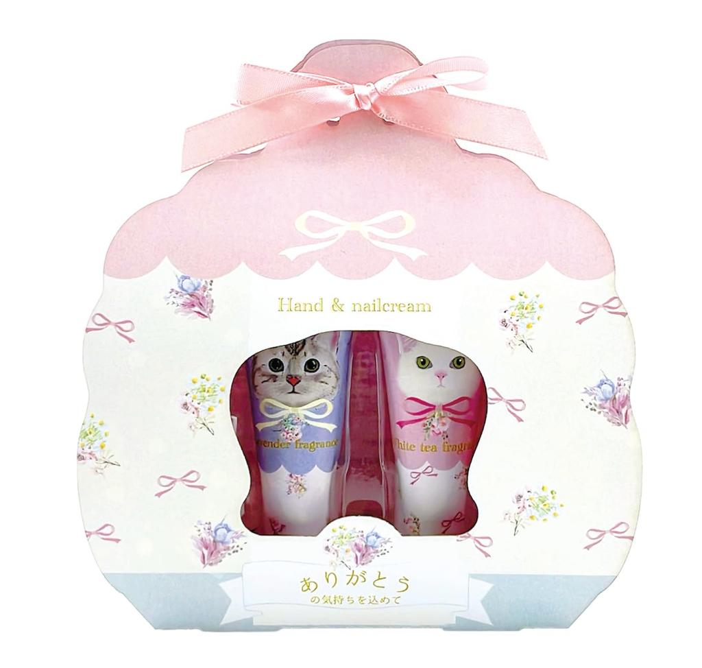 Honyarado 222 Hand COS88527 Cream, Pink, 2-Piece Set,