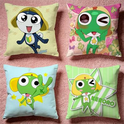 Popular KKeroro Gunsoued Cushion Cover Premium SkinFriendly Pillow Case MultiPurpose for Home Office Travel