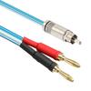 Кабель-перетворювач Luxferre RCA на Банан 1M RCA на Банановий Штекер Подовжувач Аудіо для Динаміків Сумісний з Мікрофоном, Підсилювачем та Іншими