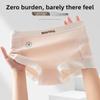 Women's Spring and Autumn Cotton Anti-slip Uncrimped 7A Bacteriostatic Traceless Mid Waist Boxers