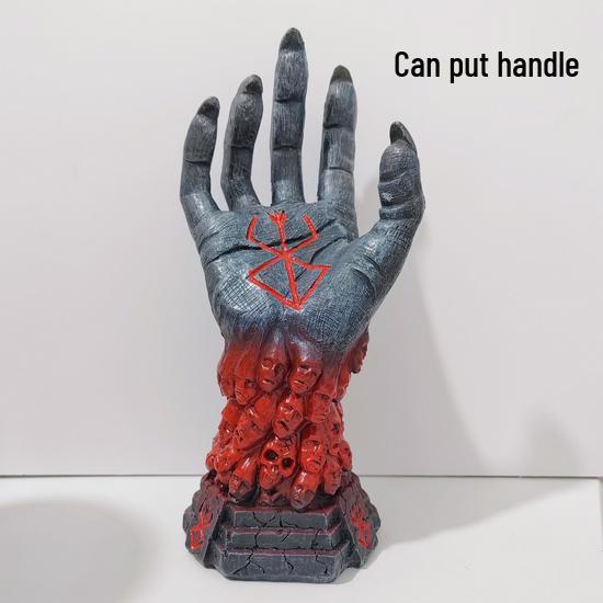 Halloween Dämonenschwert Figur: Berserk Hand Harzornament