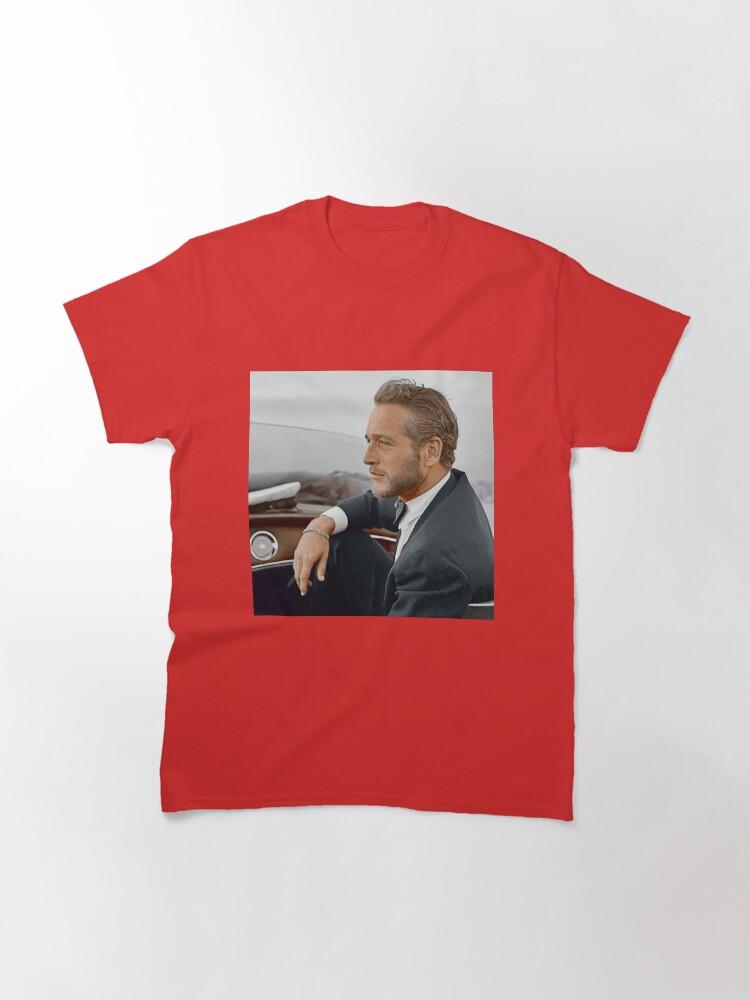 Dean Martin Hand colored picture of Paul Newman. Classic T-Shirt