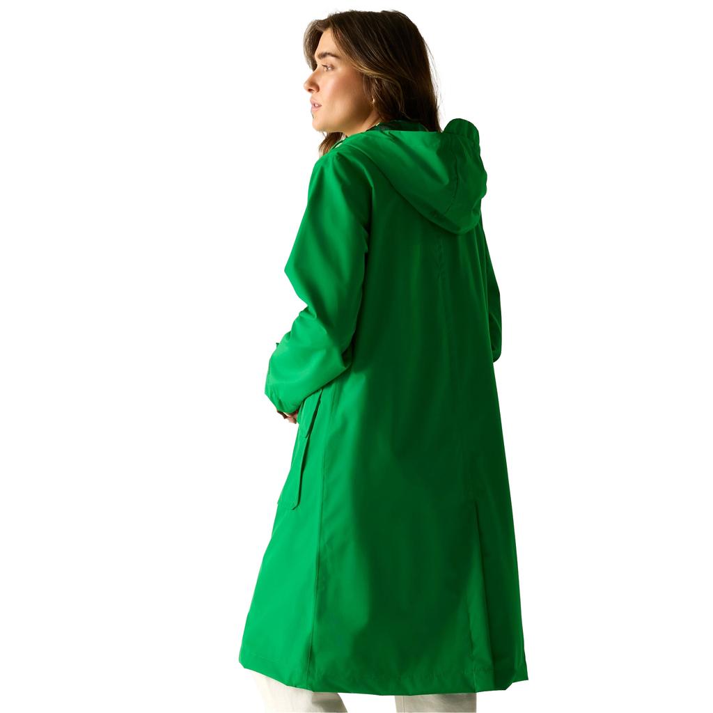 Regatta Womens/Ladies Orla Kiely Giant Square Flower Long Length Waterproof Jacket