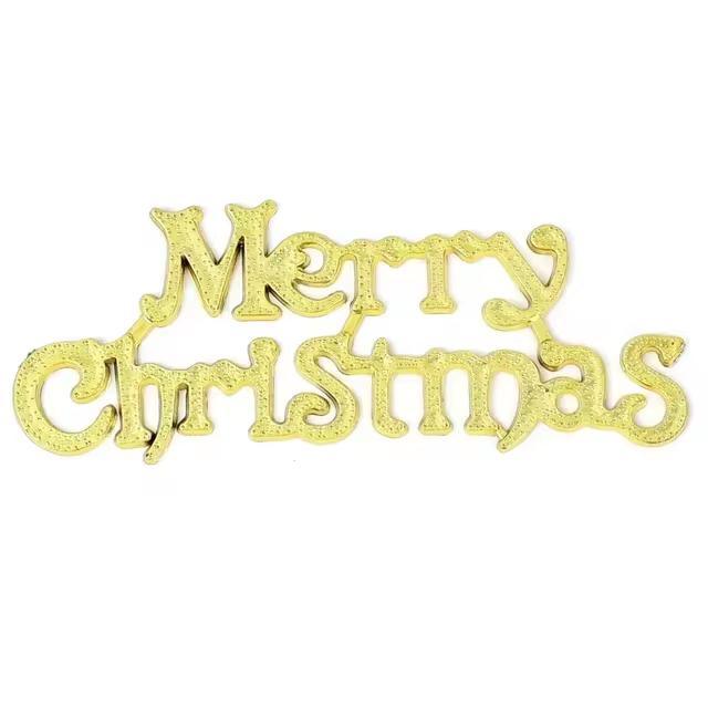 Merry Christmas Letter Hanging Logo Christmas Tree Pendant Decoration Party Christmas Tree Doors and Windows Hanging Decoration