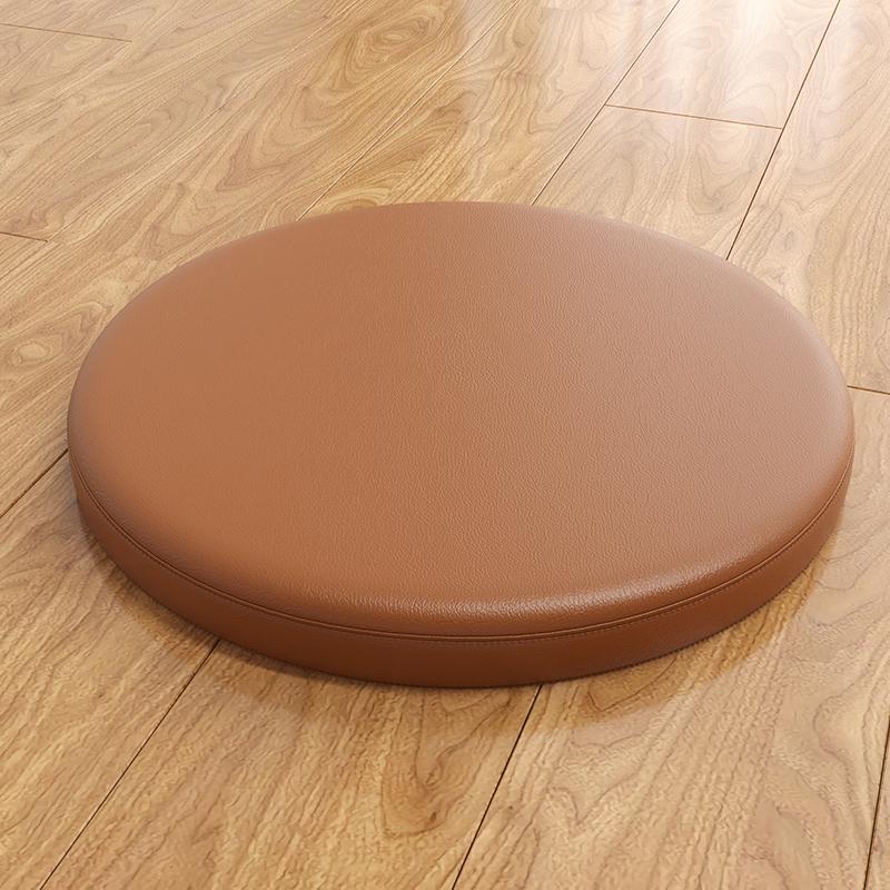 Circular Memory Cotton Pad Leather Cover Memory Cotton Dining Chair Cushion Bar Stool Cushion Putian Anti Slip Soft Seat Cushion