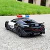 1:32 Bugatti Lavoiturenoire Alloy Sports Car Model Diecast Metal Toy Police Vehicles Car Model Sound and Light Children Toy Gift