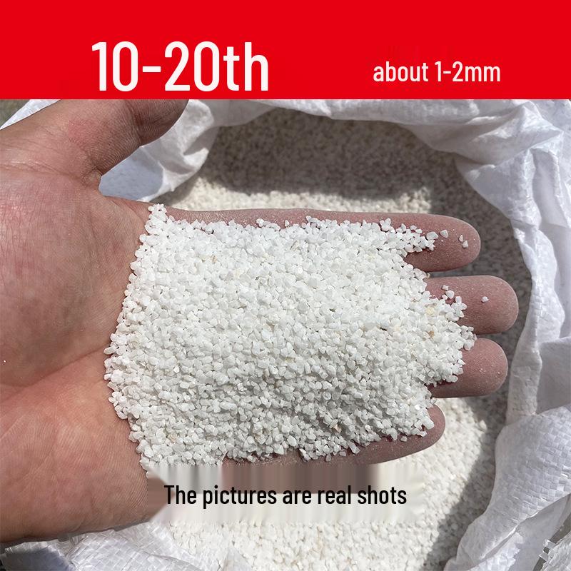 Natural White Quartz Sand for Fish Tanks, Landscaping, Quicksand Waterfalls, Smoke Extinguishers, and Acrylic Paintings