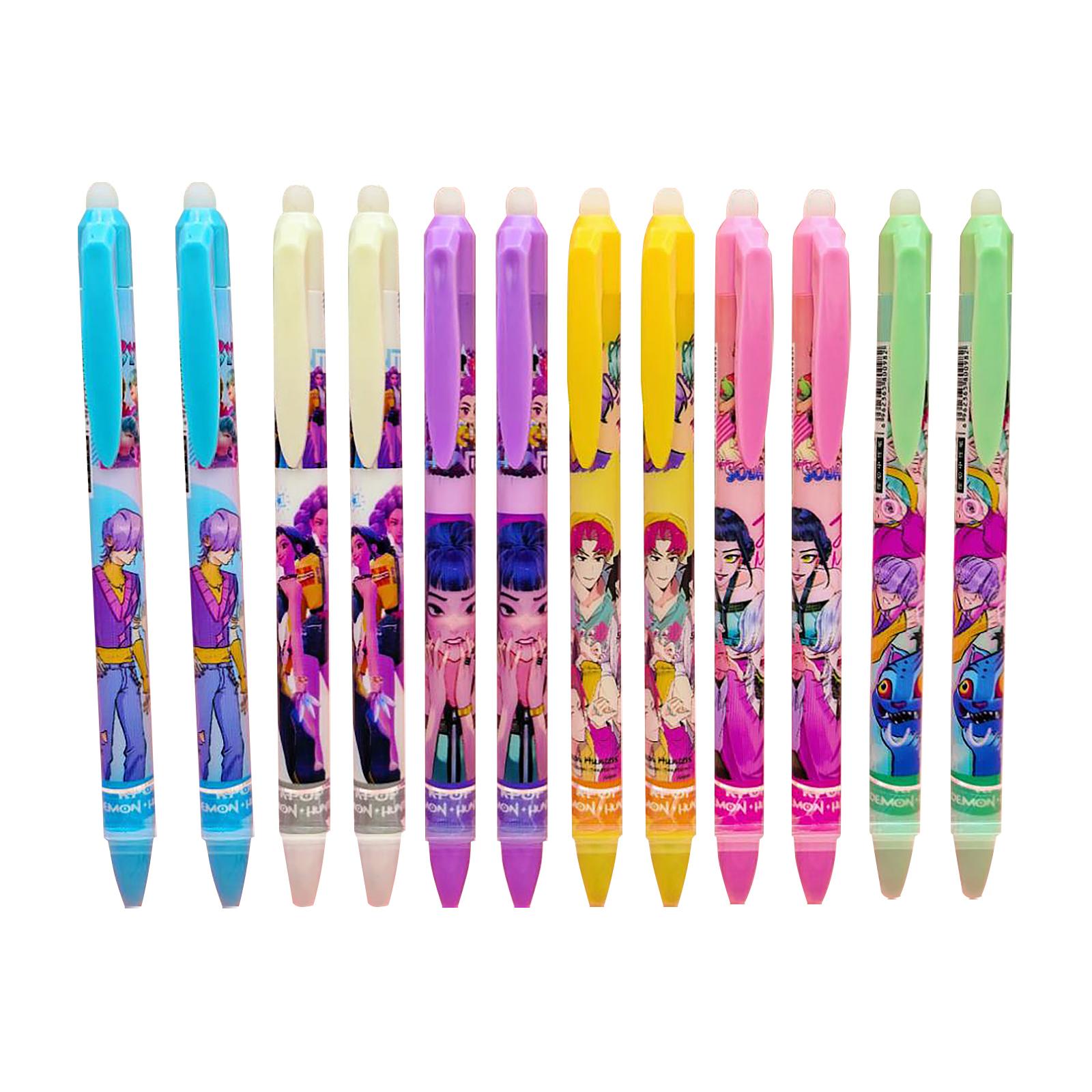 

Горячая стираемая гелевая ручка, нажимная стираемая ручка, Канцтовары для студентов, Ручка для стирания трением и нагревом 10 мл One Size