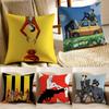 Lupin the Third Anime Cushion Cover Pillowcase Antidustmite Living Room Sofa Decor Cushion Room